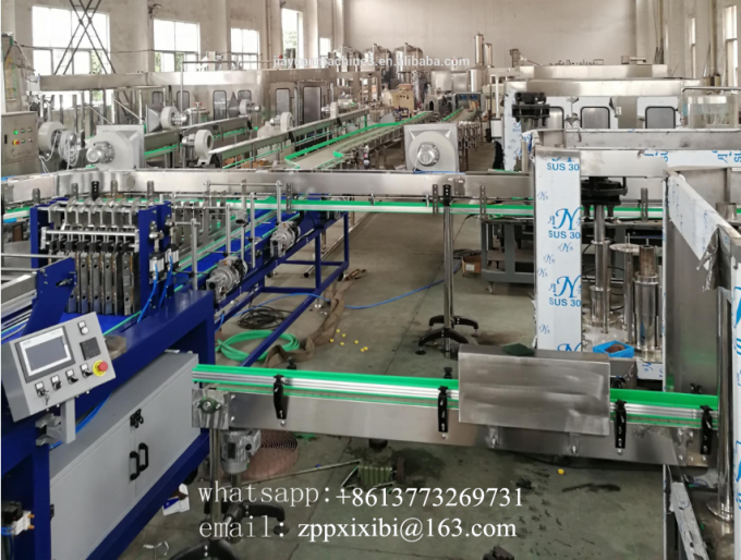 Professional 6000BPH Glass Bottle Filling Machine , One Year Warranty 5