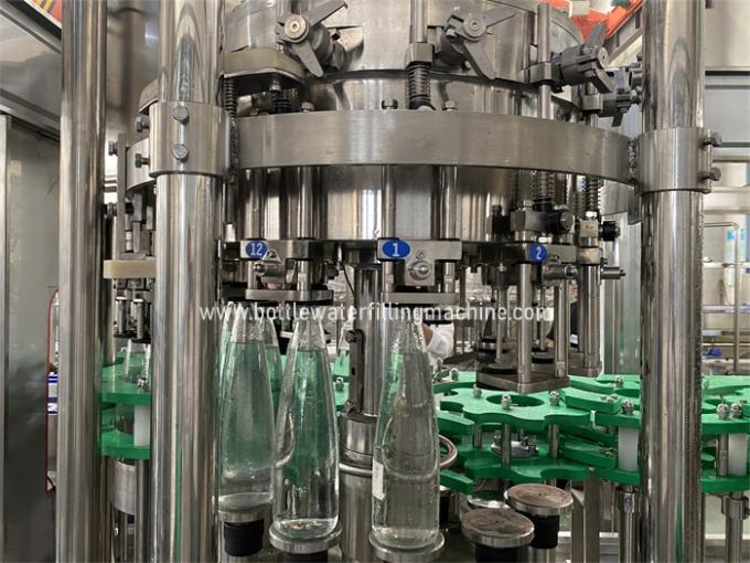 ماشین های پرکن آبکشی نوشابه گازدار بطری شیشه ای 2000 میلی لیتر خط تولید 0