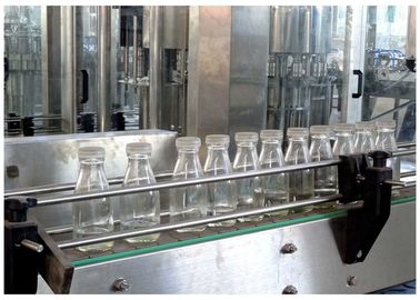 6.68kw Purified Milk Glass Bottle Filling And Capping 2-In-1 Machine For Small Factory
