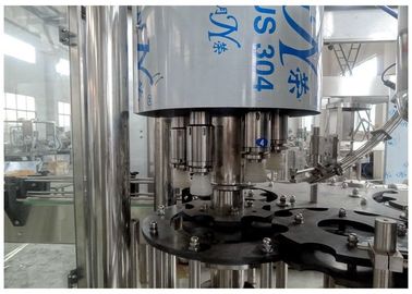 6.68kw Purified Milk Glass Bottle Filling And Capping 2-In-1 Machine For Small Factory