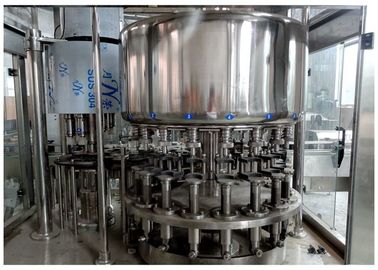 Professional 6000BPH Glass Bottle Filling Machine , One Year Warranty