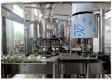 Professional 6000BPH Glass Bottle Filling Machine , One Year Warranty