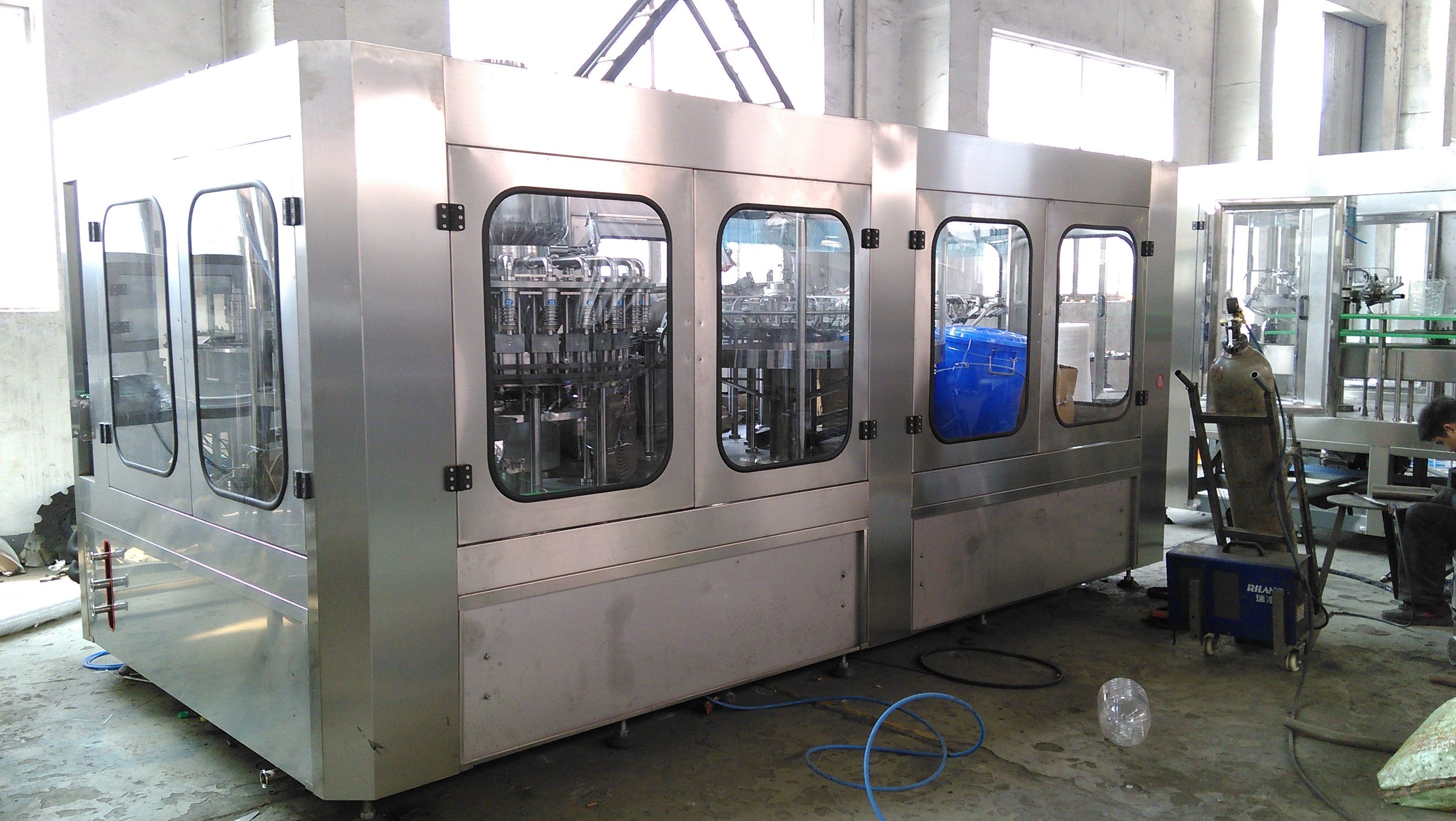 Juice Filling Machine 2100*1500*2200 SUS304 , Juice Bottling Equipment