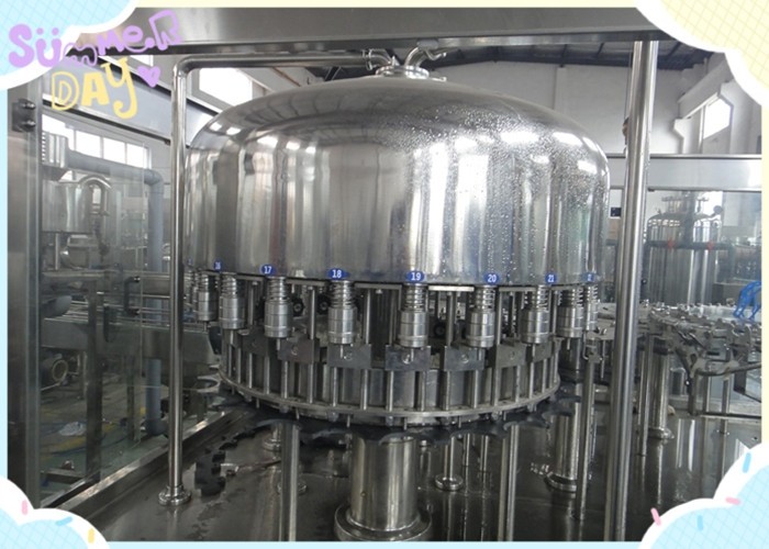2750 * 2180 * 2200mm Fruit Juice PET Bottle Filling Line With CAD Drawing