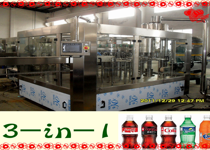 6.57KW Carbonated Water Making Machine / Cola Filling Machine 6000 - 8000 BPH