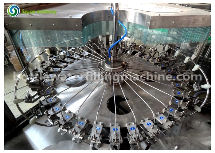 Electric Carbonated Drink Filling Machine , Beer / Cola Pet Bottle Filling Mechine