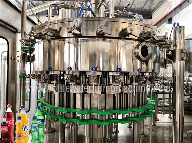Beer Bottle Carbonated Drink Machine Counter Pressure Bottle Filler Plant