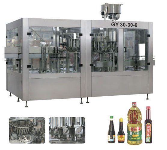 Rotary Piston Type vegetable oil filling machine Auto 3000BPH / 1000ml 0
